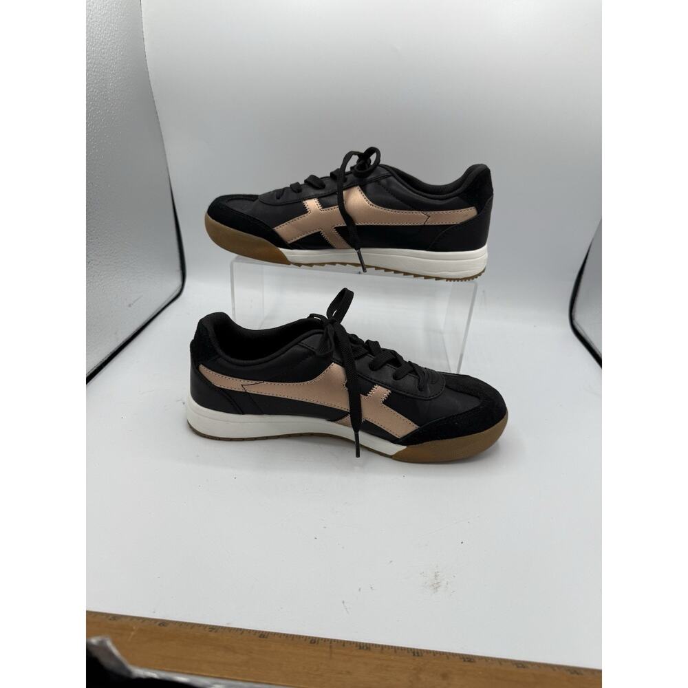Skechers Zinger Metallic Black Rose Gold Sneakers Women’s Size 7.5 - Picture 2 of 7